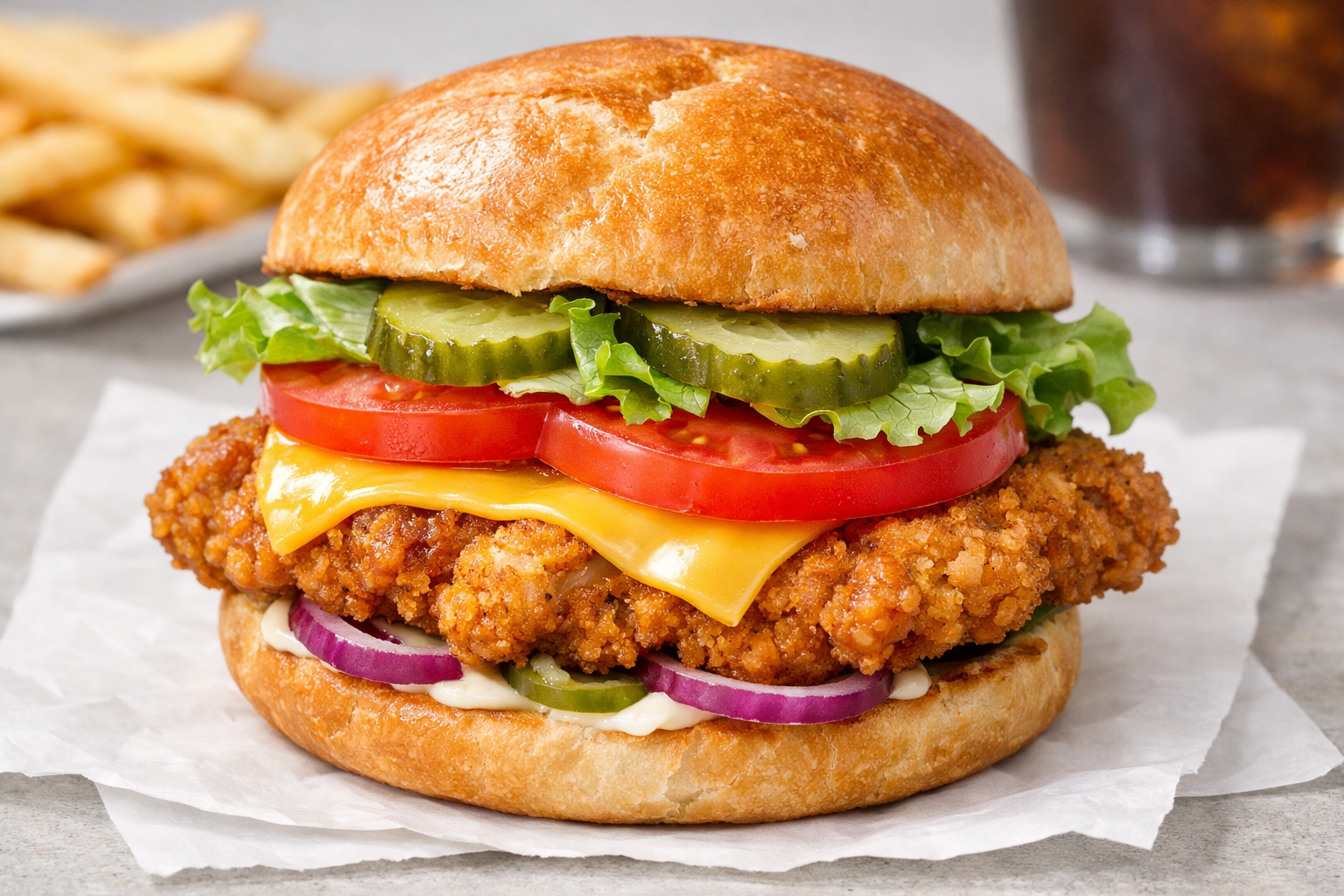 Carl's BYO Chicken Sandwich