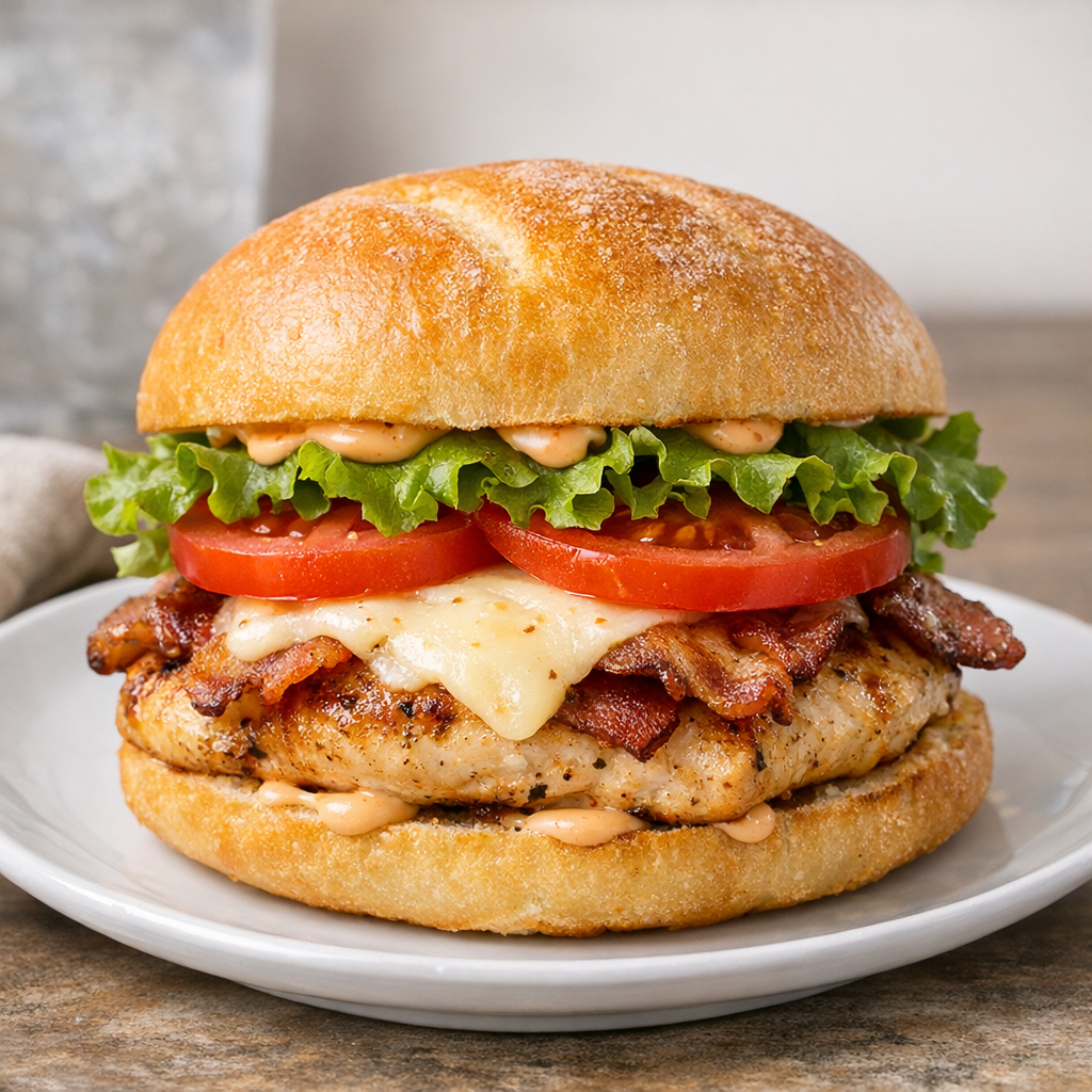 Bacon Asiago Chicken Sandwich