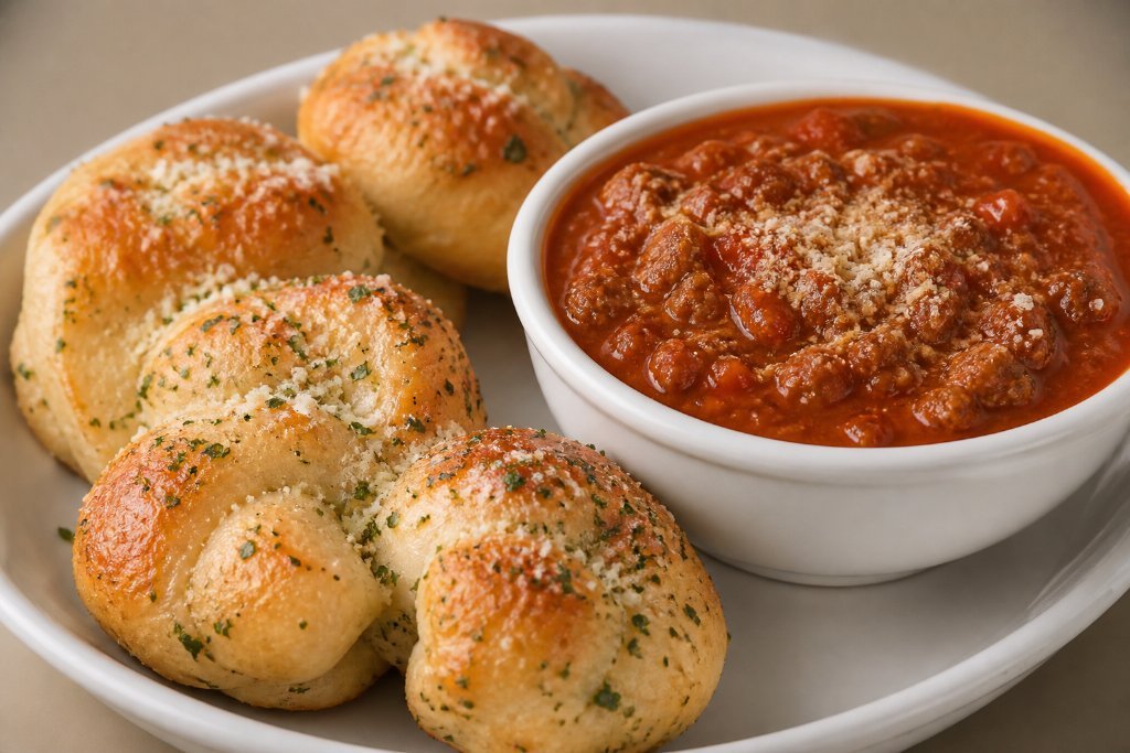 Garlic Knots & Meat Gravy
