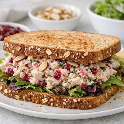 Cranberry Chicken Salad Sandwich