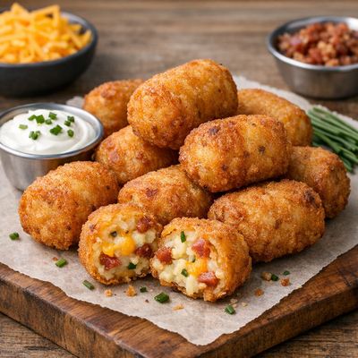 Bacon Cheddar Tater Kegs