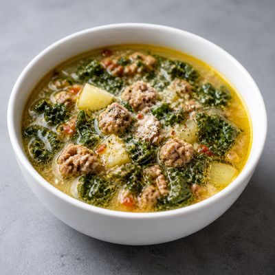 Sausage & Parmesan w/Kale